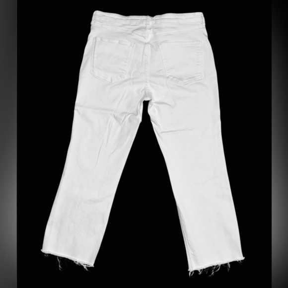 ZARA DREED FLARE JEANS, WHITE - Picture 2 of 6